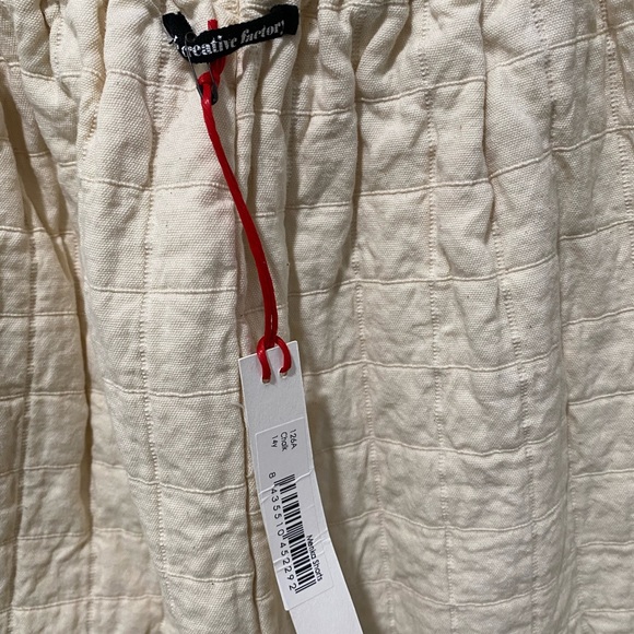 ▫️Little Creative Factory▫️Cream Quilted Knee-Length Shorts - Picture 5 of 5